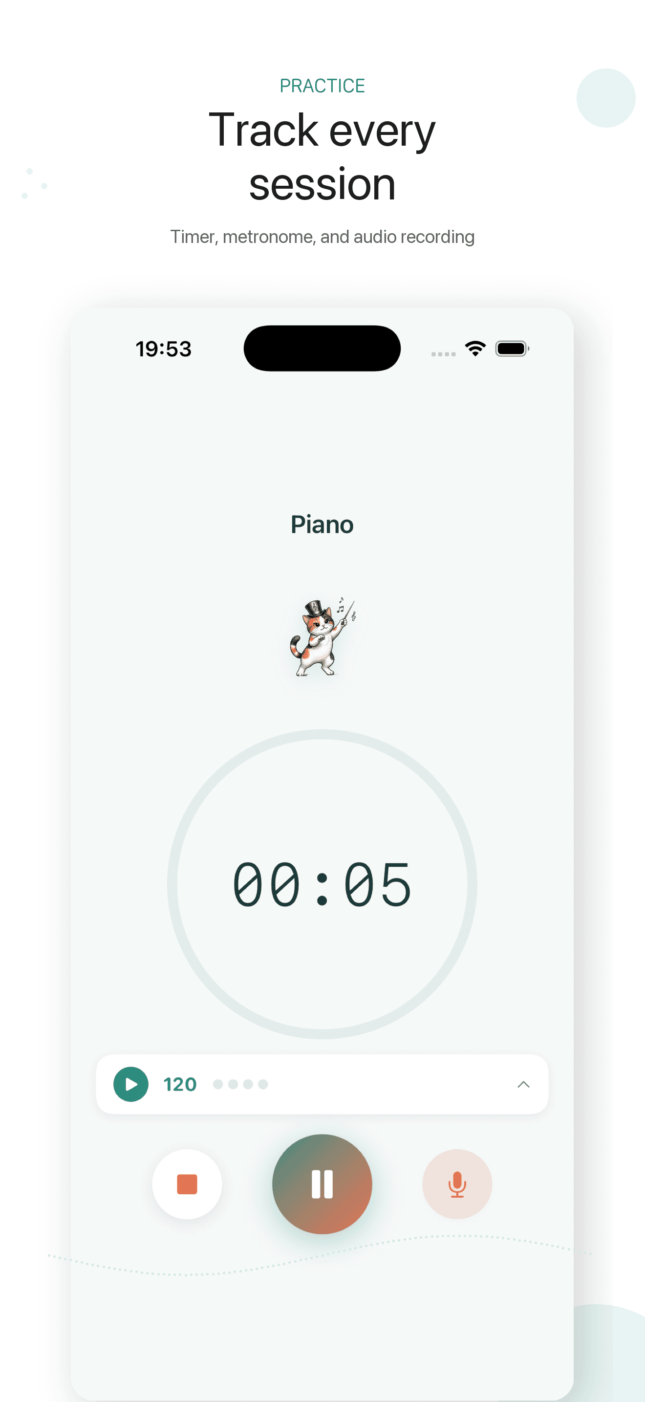 Practice timer